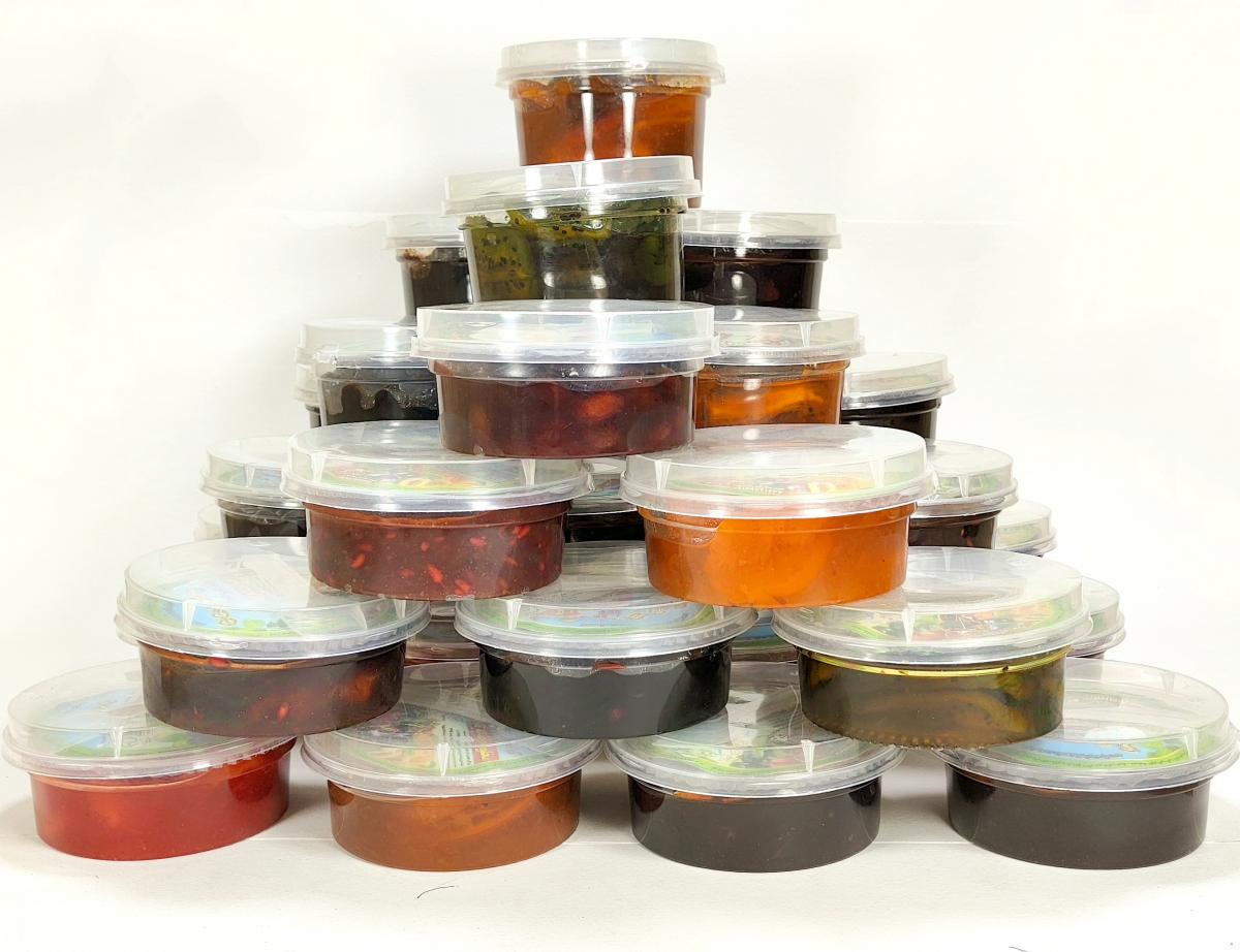 فروش عمده و تك انواع ترشك لواشك رب و مارمالاد ترش ملس