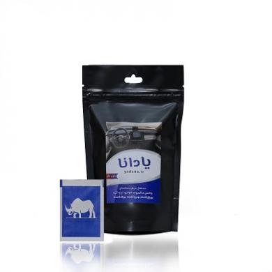 دستمال مرطوب ساشه اي واكس داشبورد خودرو پايه آب يادانا